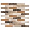 Andova Tiles ANDOVA TILES Mergo 1" x 3" Beveled Marble Brick Joint Mosaic Tile ANDMER484 - alternate 4